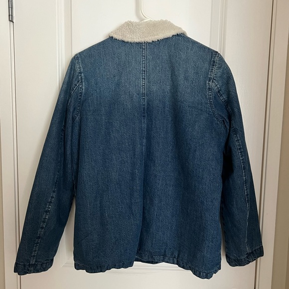 J. crew denim sherpa jacket - Picture 2 of 3